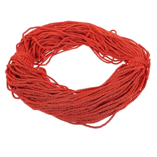 DOITOOL 1 Rolle Graduierungsdekoration Gewebte Ehrenkordel mit Quaste Roter Abschlussseil für Graduierungsfeiern Langlebig und Elegant für Bachelor und Masterabschlüsse von DOITOOL