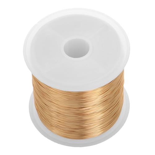 DOITOOL 1 Rolle Haarnadel handgemachter Faden Werkzeuge zur Herstellung von Armbändern Schmuckdraht Perlendraht Armbandzubehör Spulendraht für die Schmuckherstellung Kupfer Golden DOITOOL 1 Rolle Haarnadel handgemachter Faden Werkzeuge zur Herstellung von Armbändern Schmuckdraht Perlendraht Armbandzubehör Spulendraht für die Schmuckherstellung Kupfer Golden von DOITOOL