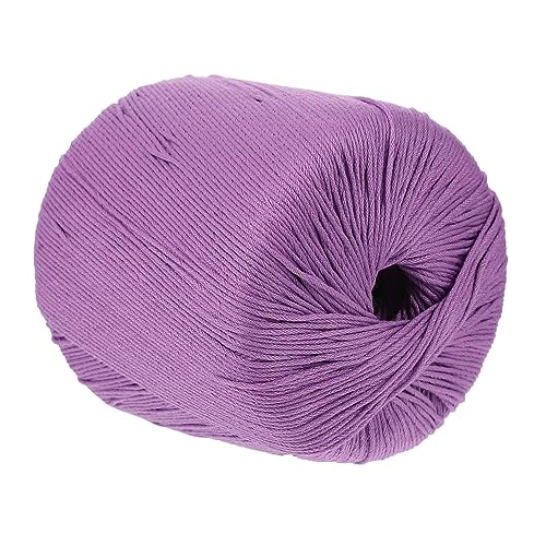 DOITOOL 1 Rolle Häkeln von Baumwollfaden Weiß geflochten bastelzeug bastel materialien Baumwollgarn Baumwollwolle baumwollschnur beads Häkelfaden DIY Garn Strickschnur Stickgarn Baumwolle von DOITOOL