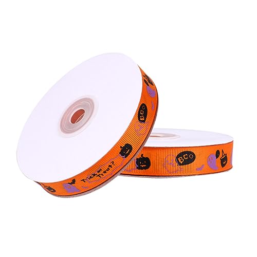 DOITOOL 1 Rolle Halloween-geschenkband Gruselig Dekorationen Halloween-kranzbänder Wirbelt Braunes Band Halloween-kürbisbänder Wickeln Thematisiert Glitzerband Schleife Polyester Orange DOITOOL 1 Rolle Halloween-geschenkband Gruselig Dekorationen Halloween-kranzbänder Wirbelt Braunes Band Halloween-kürbisbänder Wickeln Thematisiert Glitzerband Schleife Polyester Orange von DOITOOL