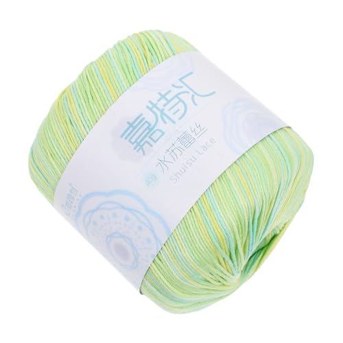 DOITOOL 1 Rolle Handgefertigtes Baumwollgarn für DIY Projekte Multifunktionales Strickgarn für Kleidung Decken Schals und Mehr Hautfreundlich und Langlebig von DOITOOL
