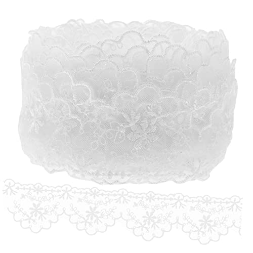 DOITOOL 1 Rolle Hochwertiges Spitzenband für Diy Projekte Yards Weißes Elegantes Hochzeits und Brautkleid Lace Trim zum Dekorieren von Kleidung Geschenken und Bastelarbeiten DOITOOL 1 Rolle Hochwertiges Spitzenband für Diy Projekte Yards Weißes Elegantes Hochzeits und Brautkleid Lace Trim zum Dekorieren von Kleidung Geschenken und Bastelarbeiten von DOITOOL