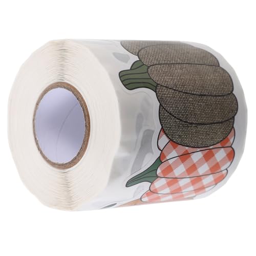 DOITOOL 1 Rolle Kürbis-Aufkleber wandverkleidung wand polsterung schul sachen schulzubehör bastelbedarf deko Tafelrandaufkleber Grenzpapier abnehmbare Bordüre Aufkleber aus Kupferpapier DOITOOL 1 Rolle Kürbis-Aufkleber wandverkleidung wand polsterung schul sachen schulzubehör bastelbedarf deko Tafelrandaufkleber Grenzpapier abnehmbare Bordüre Aufkleber aus Kupferpapier von DOITOOL