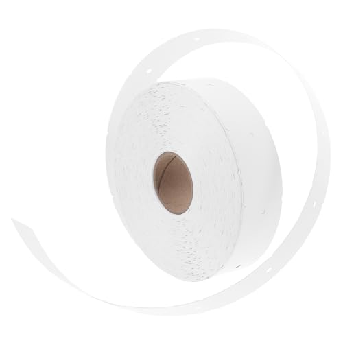DOITOOL 1 Rolle Leerer Druckstau Praktisches Etikett Für Kleidung Praktischer Drucker-kleidungsanhänger Multifunktionsetikett Für Kleidung Leere Druckeretiketten Weiß Beschichtetes Papier von DOITOOL