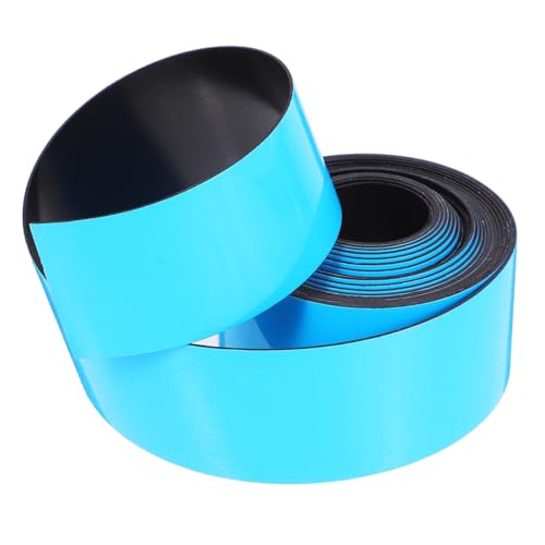 DOITOOL 1 Rolle Magnetisches Etikett Magnetstreifen Für Whiteboard Magnetband Sky-blue Gummi von DOITOOL