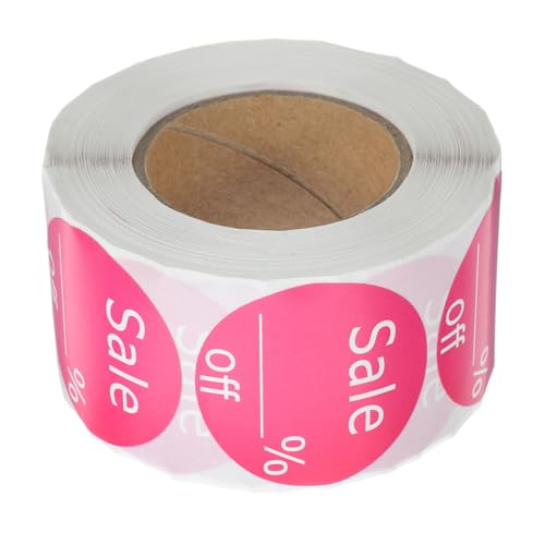 DOITOOL 1 Rolle Runde Preisaufkleber Abnehmbare Verkaufssticker für Supermärkte Einzelhandel und Kleine Unternehmen mit Auffälligem Design zur Einfachen Preiskennzeichnung und DOITOOL 1 Rolle Runde Preisaufkleber Abnehmbare Verkaufssticker für Supermärkte Einzelhandel und Kleine Unternehmen mit Auffälligem Design zur Einfachen Preiskennzeichnung und von DOITOOL