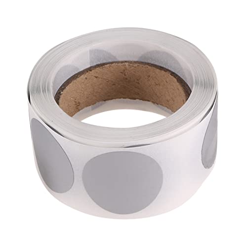 DOITOOL 1 Rolle Runde Selbstklebende Aufkleber Rolle für DIY Etiketten Dekoration und Einfach zu Beschriften für Scrapbooking und Veranstaltungen von DOITOOL