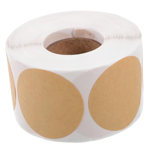 DOITOOL 1 Rolle Runde Selbstklebende Aufkleber aus Kraftpapier Beschriftbare für Namensschilder Klassifizierung von Gegenständen Beschriftungsaufkleber für Verschiedene Anwendungen DOITOOL 1 Rolle Runde Selbstklebende Aufkleber aus Kraftpapier Beschriftbare für Namensschilder Klassifizierung von Gegenständen Beschriftungsaufkleber für Verschiedene Anwendungen von DOITOOL