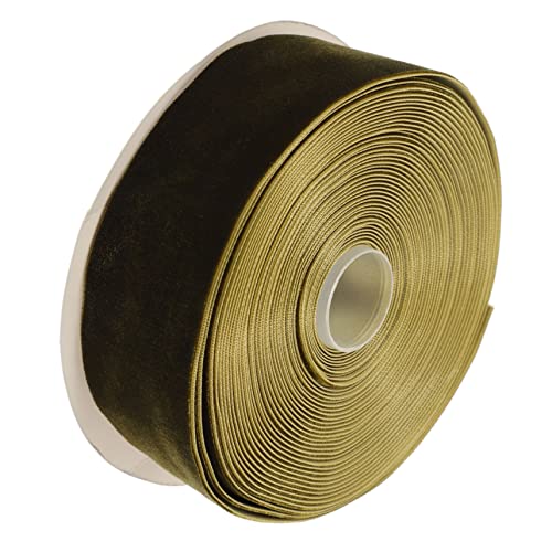 DOITOOL 1 Rolle Samtgewebe Bänder zum Verpacken Hochzeit Band mit Draht Samtband Bänder für Handwerk Herstellung Dekoratives Verpackungsband Geschenkband Nylon Dark Green DOITOOL 1 Rolle Samtgewebe Bänder zum Verpacken Hochzeit Band mit Draht Samtband Bänder für Handwerk Herstellung Dekoratives Verpackungsband Geschenkband Nylon Dark Green von DOITOOL