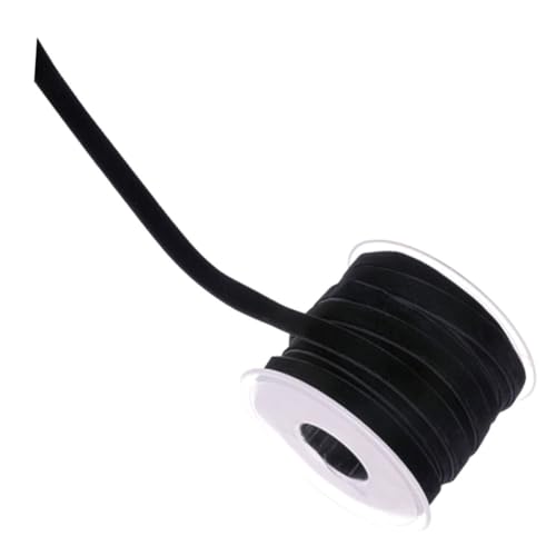 DOITOOL 1 Rolle Samtgürtel Dekorationen dünnes Band Sackleinenband Weißes Band dünn Bandumwicklung Bänder für Handwerk Stoff Hochzeit geschenkband Geschenkverpackungsband Schwarz DOITOOL 1 Rolle Samtgürtel Dekorationen dünnes Band Sackleinenband Weißes Band dünn Bandumwicklung Bänder für Handwerk Stoff Hochzeit geschenkband Geschenkverpackungsband Schwarz von DOITOOL