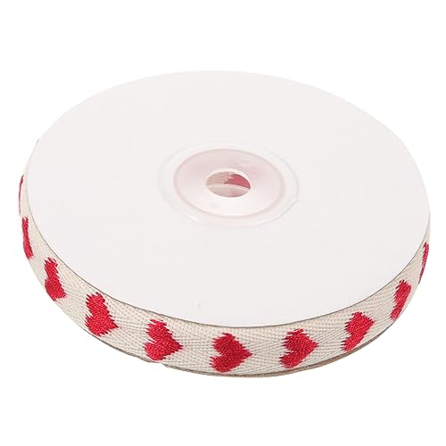 DOITOOL 1 Rolle Schneiden Geschenkband Schleifen zum Verpacken Valentinstag Herzen Multifunktions-Paketband Geschenkband für den täglichen Gebrauch Polyester Baumwolle DOITOOL 1 Rolle Schneiden Geschenkband Schleifen zum Verpacken Valentinstag Herzen Multifunktions-Paketband Geschenkband für den täglichen Gebrauch Polyester Baumwolle von DOITOOL