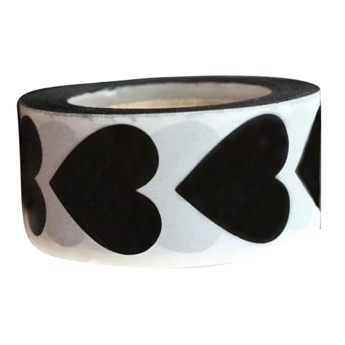 DOITOOL 1 Rolle Schwarzer Liebesaufkleber Multifunktions-Siegelaufkleber Etiketten Aufkleber Briefsiegelaufkleber Aufkleber für Backverpackungen Runde Etikettenaufkleber Papier DOITOOL 1 Rolle Schwarzer Liebesaufkleber Multifunktions-Siegelaufkleber Etiketten Aufkleber Briefsiegelaufkleber Aufkleber für Backverpackungen Runde Etikettenaufkleber Papier von DOITOOL