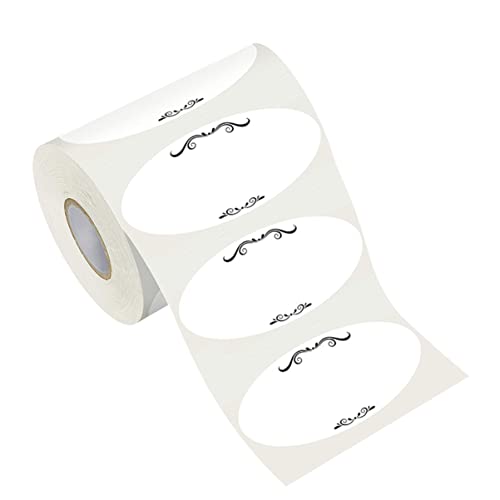 DOITOOL 1 Rolle Selbstklebende Canning Label Aufkleber Etiketten für Gläser Langlebige Haftung für Vorratslagerung und DIY Projekte von DOITOOL