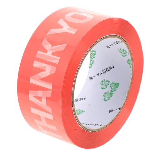 DOITOOL 1 Rolle Selbstklebendes Verpackungsband mit Thank You Aufdruck Vielseitiges DIY Klebeband für und Dekoration Einfach zu Handhaben Hinterlässt Rückstände DOITOOL 1 Rolle Selbstklebendes Verpackungsband mit Thank You Aufdruck Vielseitiges DIY Klebeband für und Dekoration Einfach zu Handhaben Hinterlässt Rückstände von DOITOOL