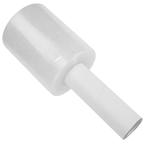 DOITOOL 1 Rolle Stretchfolie Verarbeiten Filmfilm Für Verpackungen Einwickeln Griffe Wickelfolie Verpackungsfolie Gepäckpackungsfilm Dehnungsfilmpackung Hochelastischer Film Sport Weiß von DOITOOL