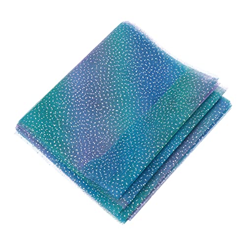 DOITOOL 1 Rolle Verlaufsgitter Stoff Bänder für Handwerk Schleife geschenkband seidenband dekoration party haar clips spangen luftbalondeko decor Verlaufsband Bling-Band Gittergewebe Blue DOITOOL 1 Rolle Verlaufsgitter Stoff Bänder für Handwerk Schleife geschenkband seidenband dekoration party haar clips spangen luftbalondeko decor Verlaufsband Bling-Band Gittergewebe Blue von DOITOOL