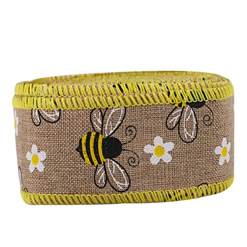 DOITOOL 1 Rolle Verpackung Band Party Wickelband Verpackungsband Diy -geschenkband Banddekor Bienenleinenband Band Zum Verpacken Dekoratives Bienenband Bankettband Cocker-gurtband DOITOOL 1 Rolle Verpackung Band Party Wickelband Verpackungsband Diy -geschenkband Banddekor Bienenleinenband Band Zum Verpacken Dekoratives Bienenband Bankettband Cocker-gurtband von DOITOOL