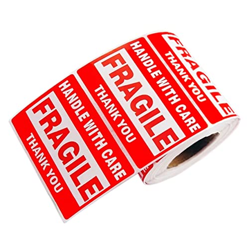 DOITOOL 1 Rolle Warnaufkleber Vorsicht Zerbrechlich Selbstklebende Etiketten für Verpackung Versand und Umzug für Sicheren Transport Zerbrechlicher DOITOOL 1 Rolle Warnaufkleber Vorsicht Zerbrechlich Selbstklebende Etiketten für Verpackung Versand und Umzug für Sicheren Transport Zerbrechlicher von DOITOOL