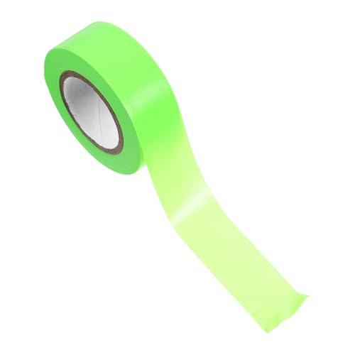 DOITOOL 1 Rolle Warnband Fluoreszierendes Markierungsband PVC Grün für Bäume Baustellen und Gefährliche Bereiche Leicht und Vielseitig Einsetzbar von DOITOOL