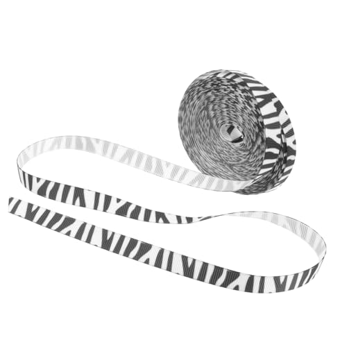 DOITOOL 1 Rolle Zebra-Gurtband geschenkband Schleifenband für Schleifenband für Weihnachten drucken Band mit Nutztieren praktisches Bastelband schneidbares Paketband Polyester DOITOOL 1 Rolle Zebra-Gurtband geschenkband Schleifenband für Schleifenband für Weihnachten drucken Band mit Nutztieren praktisches Bastelband schneidbares Paketband Polyester von DOITOOL