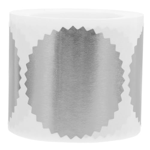 DOITOOL 1 Rolle Zertifikatsaufkleber Silber Selbstklebende Medaillenaufkleber für Veranstaltungen und Auszeichnungen Design für Motivation und Anerkennung DOITOOL 1 Rolle Zertifikatsaufkleber Silber Selbstklebende Medaillenaufkleber für Veranstaltungen und Auszeichnungen Design für Motivation und Anerkennung von DOITOOL