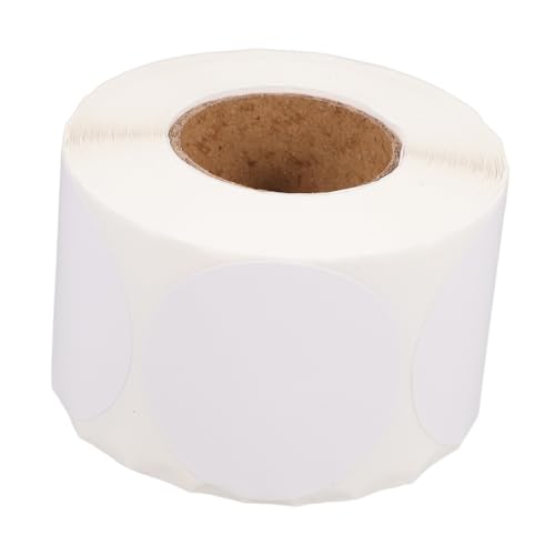 DOITOOL 1 Rolle runde Aufkleber rundes Etikett große Klebeetiketten geformt Kreis runden Versandetiketten gesteckt Aufkleber für Thermodrucker runder Aufkleber selbstklebendes Papier Weiß DOITOOL 1 Rolle runde Aufkleber rundes Etikett große Klebeetiketten geformt Kreis runden Versandetiketten gesteckt Aufkleber für Thermodrucker runder Aufkleber selbstklebendes Papier Weiß von DOITOOL