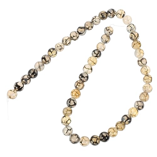 DOITOOL 1 Saite Naturstein Agate Perlen Diy Schmuckherstellung mit Schwarzen Drachenvenen für Armbänder und Bastelprojekte Sichere und Langlebige Materialien DOITOOL 1 Saite Naturstein Agate Perlen Diy Schmuckherstellung mit Schwarzen Drachenvenen für Armbänder und Bastelprojekte Sichere und Langlebige Materialien von DOITOOL