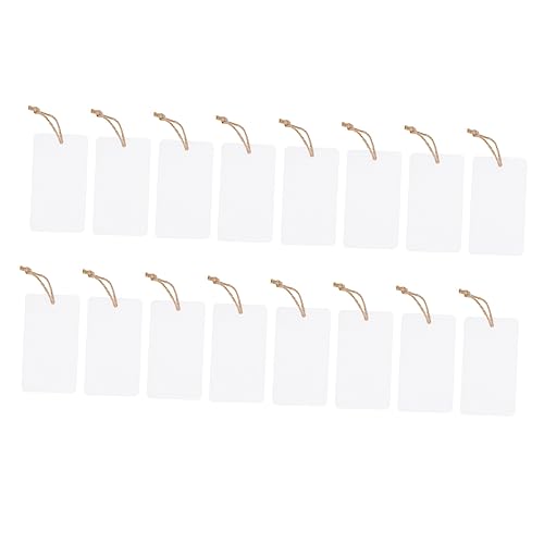 DOITOOL 1 Satz Acryl Körbe Für Aufbewahrung Diy Beschriftungen Mit Schnur Transparente Für Vorratsbehälter Einfach Langlebig 16 Stück von DOITOOL