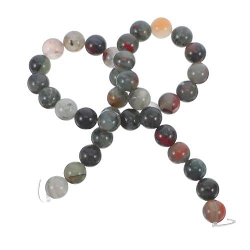 DOITOOL 1 Satz Afrikanische Blutsteine verstreute Perlen Schmuckperlen Spacer Perlen Kristallperlen Für Armbänder Abstandsperlen Zum Basteln Runde Kristallperlen Afrikanischer Blutstein DOITOOL 1 Satz Afrikanische Blutsteine verstreute Perlen Schmuckperlen Spacer Perlen Kristallperlen Für Armbänder Abstandsperlen Zum Basteln Runde Kristallperlen Afrikanischer Blutstein von DOITOOL