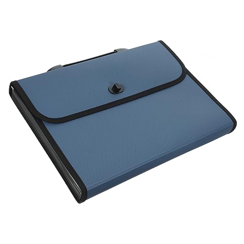 DOITOOL 1 Satz Akkordeon Dokumentenmappe mit Fächern Blauer Aufbewahrungstasche für Bürobedarf für Rechnungen Belege und Materialien Indexetiketten DOITOOL 1 Satz Akkordeon Dokumentenmappe mit Fächern Blauer Aufbewahrungstasche für Bürobedarf für Rechnungen Belege und Materialien Indexetiketten von DOITOOL