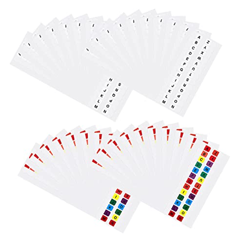 DOITOOL 1 Satz Alphabet Index Tags Selbstklebende Notizseiten Marker Haftnotizen Für Schule Büro Und Zuhause Praktisch Und Vielseitig Verwendung 20 Blatt DOITOOL 1 Satz Alphabet Index Tags Selbstklebende Notizseiten Marker Haftnotizen Für Schule Büro Und Zuhause Praktisch Und Vielseitig Verwendung 20 Blatt von DOITOOL