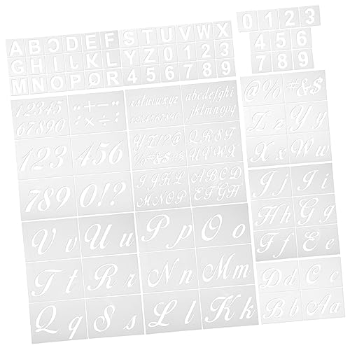 DOITOOL 1 Satz Alphanumerische Vorlage Alphabetschablonen zum Malen Nummer Schablone Briefvorlage Skript Schablonenvorlage zum Malen Buchstaben- und Zahlenschablonen das Haustier DOITOOL 1 Satz Alphanumerische Vorlage Alphabetschablonen zum Malen Nummer Schablone Briefvorlage Skript Schablonenvorlage zum Malen Buchstaben- und Zahlenschablonen das Haustier von DOITOOL