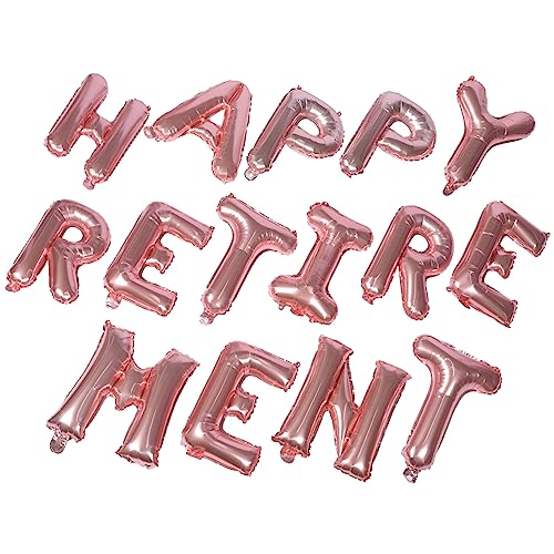 DOITOOL 1 Satz Aluminium Folienballons zur Dekoration für Ruhestand Retirement Balloons für Feierlichkeiten Wand und Tischdekoration Langlebig Leicht von DOITOOL