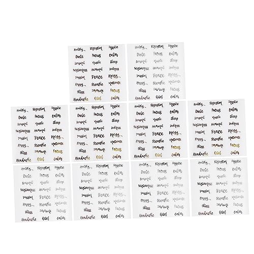 DOITOOL 1 Satz Aufkleber Mit Ätherischen Ölen Etiketten Aufkleber Ätherische Öletiketten Aufkleber Für Flaschen Flaschenaufkleber Für Ätherische Öle Klebetiketten Pvc-aufkleber 10 Blatt DOITOOL 1 Satz Aufkleber Mit Ätherischen Ölen Etiketten Aufkleber Ätherische Öletiketten Aufkleber Für Flaschen Flaschenaufkleber Für Ätherische Öle Klebetiketten Pvc-aufkleber 10 Blatt von DOITOOL