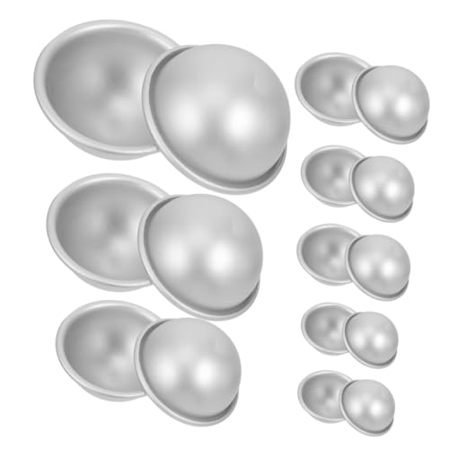 DOITOOL 1 Satz Backform Badeformen Salz Schimmel Handgefertigte Seifenform Form Für Badekugeln Badekugel-bastelformen Form in Kugelform Badekugel-form Aluminiumlegierung Silber 16 Stück DOITOOL 1 Satz Backform Badeformen Salz Schimmel Handgefertigte Seifenform Form Für Badekugeln Badekugel-bastelformen Form in Kugelform Badekugel-form Aluminiumlegierung Silber 16 Stück von DOITOOL