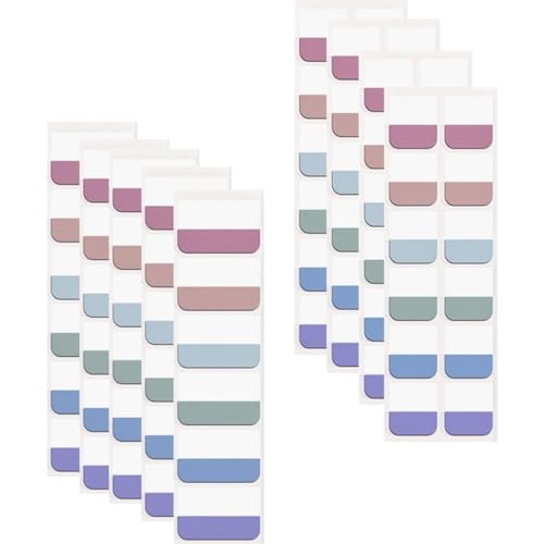 DOITOOL 1 Satz Beschreibbare Index Label Tabs Mittlere Große Dekorative Haftnotizen für Notizen Lesezeichen und Bürobedarf Praktische Seitenmarker Bunten DOITOOL 1 Satz Beschreibbare Index Label Tabs Mittlere Große Dekorative Haftnotizen für Notizen Lesezeichen und Bürobedarf Praktische Seitenmarker Bunten von DOITOOL