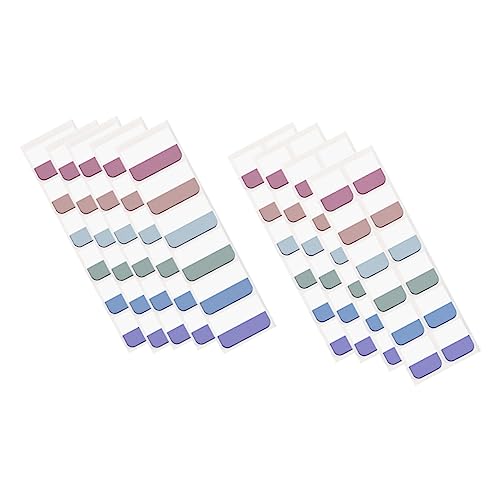 DOITOOL 1 Satz Beschreibbare Index Tabs Haftnotizen für Praktische Seitenmarkierungen für Schule und Büro Sicher und Tragbar von DOITOOL
