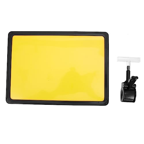 DOITOOL 1 Satz Billboard-clip Clips Anzeigen Schilderhalter-clip Inhaber Planke Etiketten Supermarktschilder Schild Speichern Für Zeichen Einzelhandelsschild Einzelhandelsdisplay Abs Black von DOITOOL