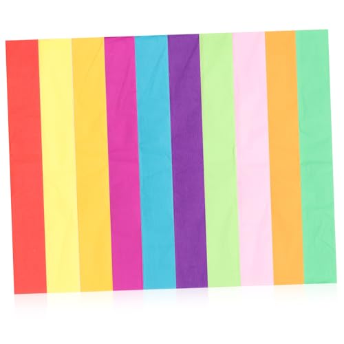DOITOOL 1 Satz Blumen-geschenkpapier Groß Blumenschmuck Aus Papier Machen Basteln Dekorationen Material Falten Blumenpapier Wickeln Bunt Herstellung Rosa Colorful 20 Blatt von DOITOOL