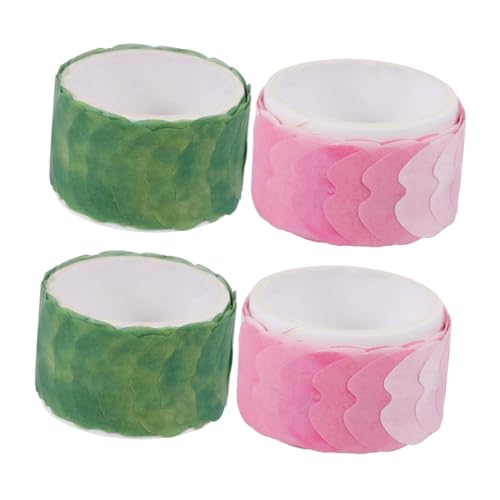 DOITOOL 1 Satz Blumenblüten Washi Tape Dekoratives Klebeband Für Diy Scrapbooking Bastelprojekte Und Verpackungen Für Kreative Gestaltungen Und Persönliche Notizen 4rollen von DOITOOL