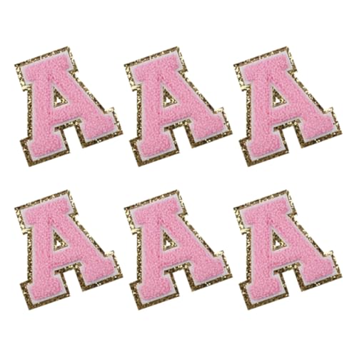 DOITOOL 1 Satz Buchstaben Aufnäher Aufbügelbare Und Nähbare Patches Für Kleidung Taschen Und Handwerk Dekorative Reparaturflicken Für Jeans Und Accessoires 6 Stück DOITOOL 1 Satz Buchstaben Aufnäher Aufbügelbare Und Nähbare Patches Für Kleidung Taschen Und Handwerk Dekorative Reparaturflicken Für Jeans Und Accessoires 6 Stück von DOITOOL