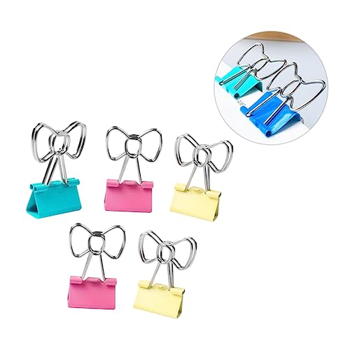 DOITOOL 1 Satz Büro Clips im Präzise Dokumentenklammern im Niedlichen Design Dekorative Büroklammern für Ordner Zufällige Farbe Zufällige Farbe von DOITOOL