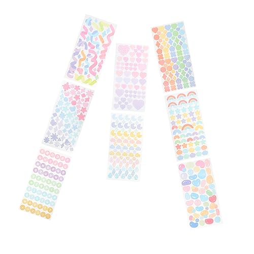 DOITOOL 1 Satz Bunte Bandaufkleber Etiketten Streifen Selbst Klebstoff Scrapbook -aufkleber Aufkleber Für Scrapbooking Bastelaufkleber Dekoraufkleber Papier 8blätter DOITOOL 1 Satz Bunte Bandaufkleber Etiketten Streifen Selbst Klebstoff Scrapbook -aufkleber Aufkleber Für Scrapbooking Bastelaufkleber Dekoraufkleber Papier 8blätter von DOITOOL