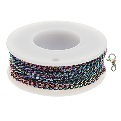 DOITOOL 1 Satz DIY Kette mit Karabiner Schmuckzubehör für Armband Halskette Handwerksprojekte Langlebig Farbenfroh Zuschneidbar Vielseitig Einsetzbar DOITOOL 1 Satz DIY Kette mit Karabiner Schmuckzubehör für Armband Halskette Handwerksprojekte Langlebig Farbenfroh Zuschneidbar Vielseitig Einsetzbar von DOITOOL