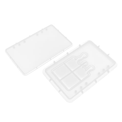 DOITOOL 1 Satz DIY Silikonformen Set für Epoxidharz Teiliges Buchumschlag Set Einfach zu Entformen Geeignet für Bastelprojekte für Notizbücher Vielseitige Silikonformen für Kreative von DOITOOL