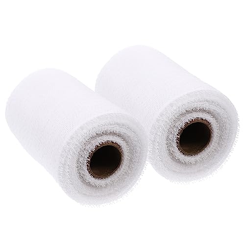 DOITOOL 1 Satz Dekoratives Mesh Geschenkverpackung Rainbow Diy Festliche Dekoration Für Weihnachten Blumenverpackung Und Handwerk 2rollen von DOITOOL