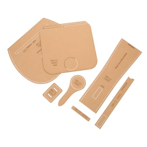 DOITOOL 1 Satz Diy Geldbörse Vorlagen Handwerkschablonen für Lederarbeit Einfache Diy Anleitung für Taschen und Geldbörsen für Anfänger und Profis von DOITOOL