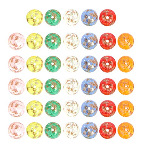 DOITOOL 1 Satz Diy Glasperlen Bunte Handarbeitsperlen Für Schmuckherstellung Runde Spacer Beads Material Für Kreative Diy Projekte Und Dekorationen 40 Stück DOITOOL 1 Satz Diy Glasperlen Bunte Handarbeitsperlen Für Schmuckherstellung Runde Spacer Beads Material Für Kreative Diy Projekte Und Dekorationen 40 Stück von DOITOOL