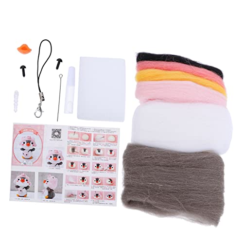 DOITOOL 1 Satz Diy Nadelfilzset für Handgemachte Penguin Komplettes Filzkits mit Hochwertigem für Bastelprojekte und Heimdekorationen DOITOOL 1 Satz Diy Nadelfilzset für Handgemachte Penguin Komplettes Filzkits mit Hochwertigem für Bastelprojekte und Heimdekorationen von DOITOOL