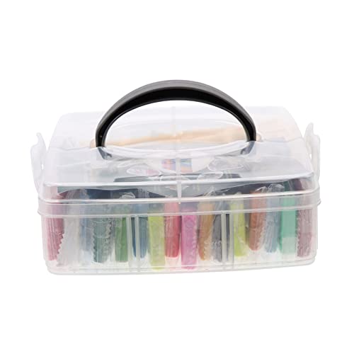 DOITOOL 1 Satz Diy Set mit Farben pro Farbe Ofenfeste Knetmasse und Modellierwerkzeuge für Schmuckherstellung und Kreative Bastelprojekte Sicher von DOITOOL